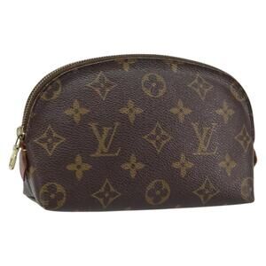 LOUIS VUITTON Monogram Pochette Cosmetic PM Pouch M43998 LV Auth BA8735